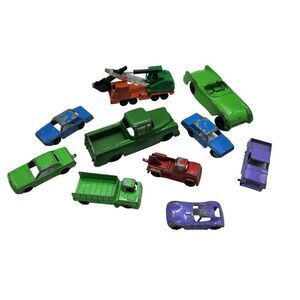 Vintage Tootsie Toys Lot Of 10 Corvette Tow Truck Earth Mover